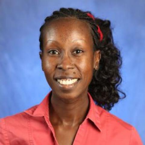 Profile headshot photo of Salome Bwayo Weaver, PharmD, BCGP, FASCP.