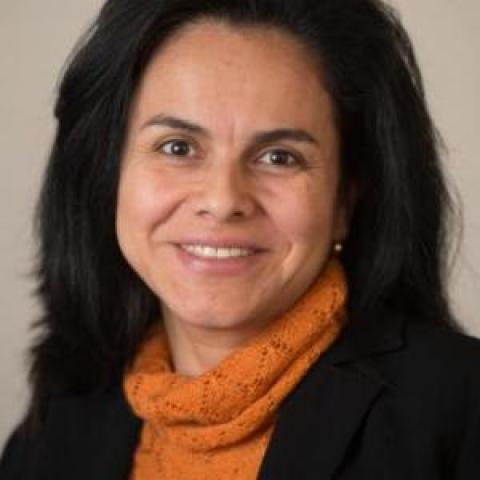 Profile headshot photo of Claudia Marin.