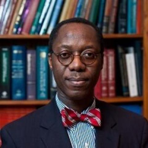 Profile headshot photo of Thomas Obisesan, M.D., MPH.