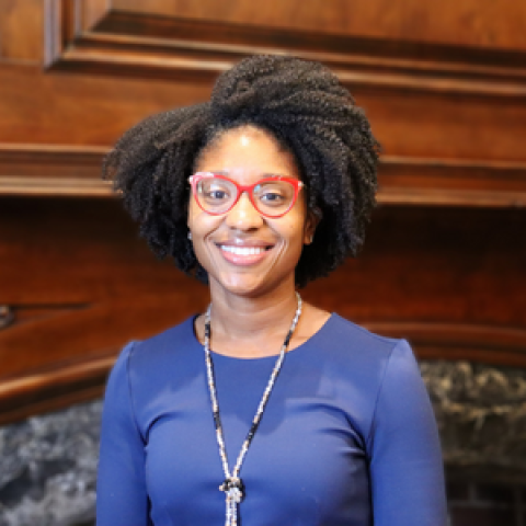 Profile headshot photo of Keneshia Grant, Ph.D..