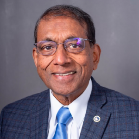 Profile headshot photo of Indiran Pather, D.Pharm.