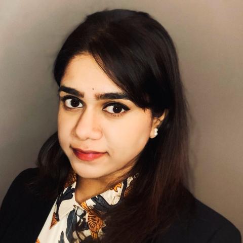 Profile headshot photo of Zainab Alam, PhD.
