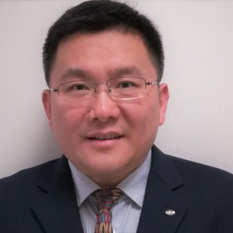 Profile headshot photo of Haijun Gao, Ph.D..