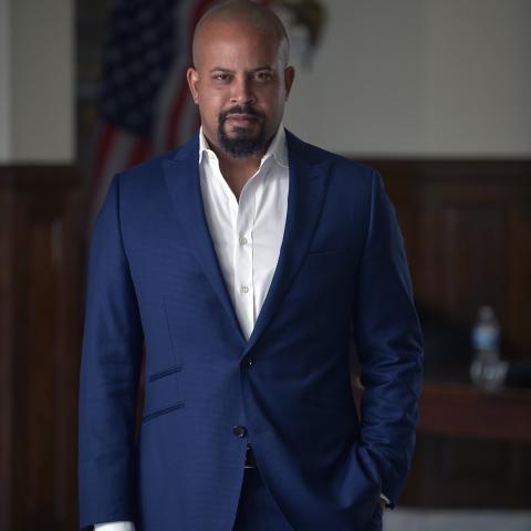 Profile headshot photo of Lucius Outlaw, III.