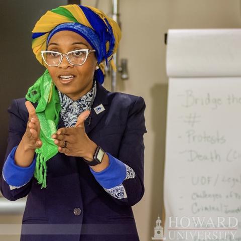 Profile headshot photo of Bahiyyah M. Muhammad, Ph.D..