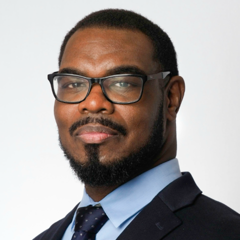 Profile headshot photo of Morris Thomas, PhD, MBA, PMP.