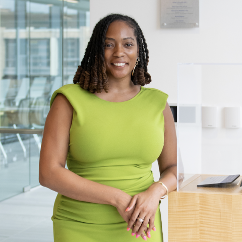 Profile headshot photo of Sandra Kalu.
