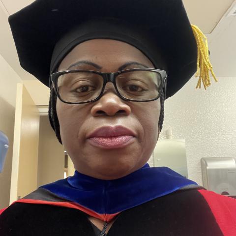 Profile headshot photo of Ariane Ngabeu, Ph.D.