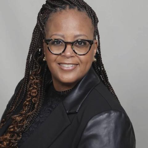 Profile headshot photo of Sabrena Johnson, M.A., MDiv.