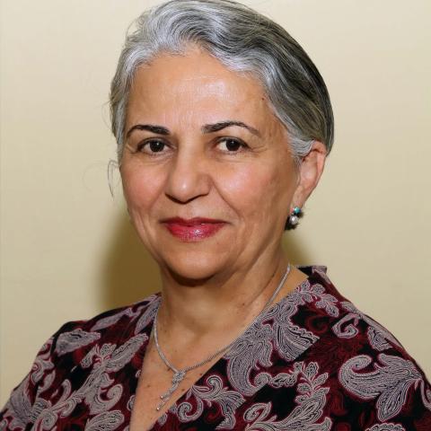 Profile headshot photo of Forough Saadatmand, PhD.