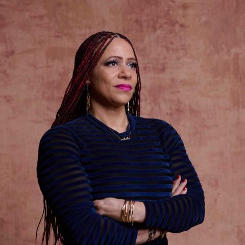 Profile headshot photo of Nikole Hannah-Jones.