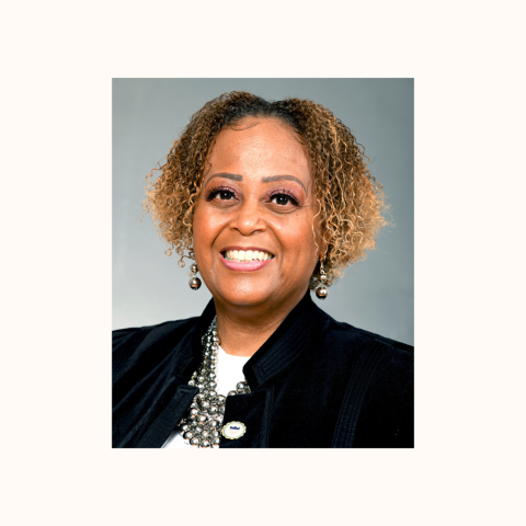 Profile headshot photo of Sabrena Johnson, M.A., MDiv.