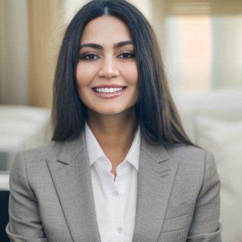 Profile headshot photo of Sadaf Ghaderzadeh, PhD.