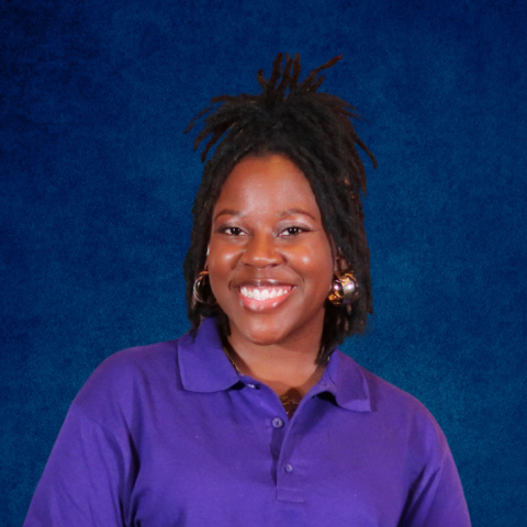 Profile headshot photo of Erica P Middleton, MA, PMP.