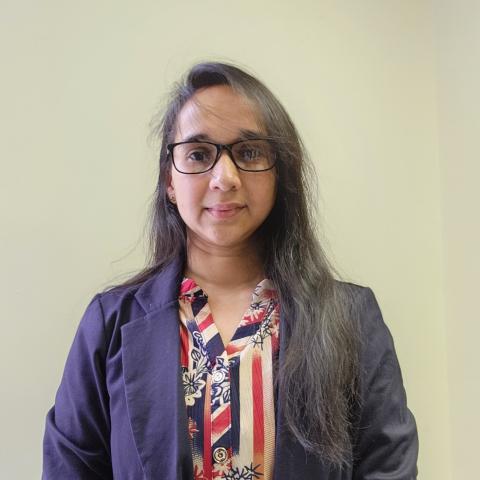Profile headshot photo of Meenakshi Nerolu.