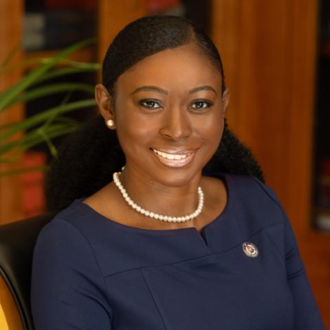 Profile headshot photo of Ranti Akiyode, Pharm.D..