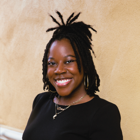 Profile headshot photo of Erica P. Middleton, MA, PMP.