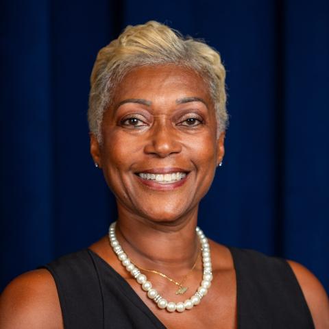 Profile headshot photo of Gillian D.D.S. Robinson-Warner.