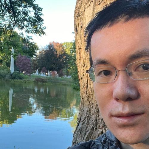 Minh-Tam Trinh at Mt. Auburn Cemetery, Cambridge, MA